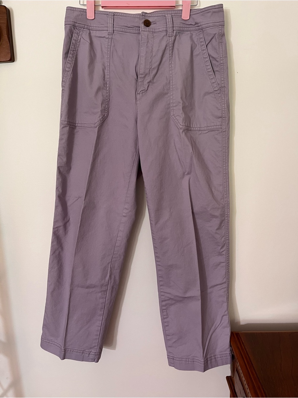 GAP Lavender Straight-Leg Women's Trousers